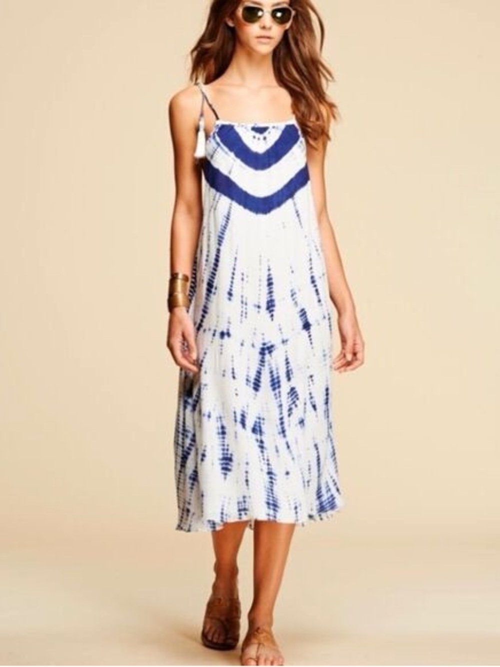 Pepin Anthropologie tie dye dress